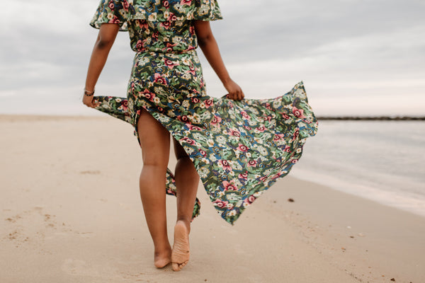 Karina Panelled Maxi Skirt